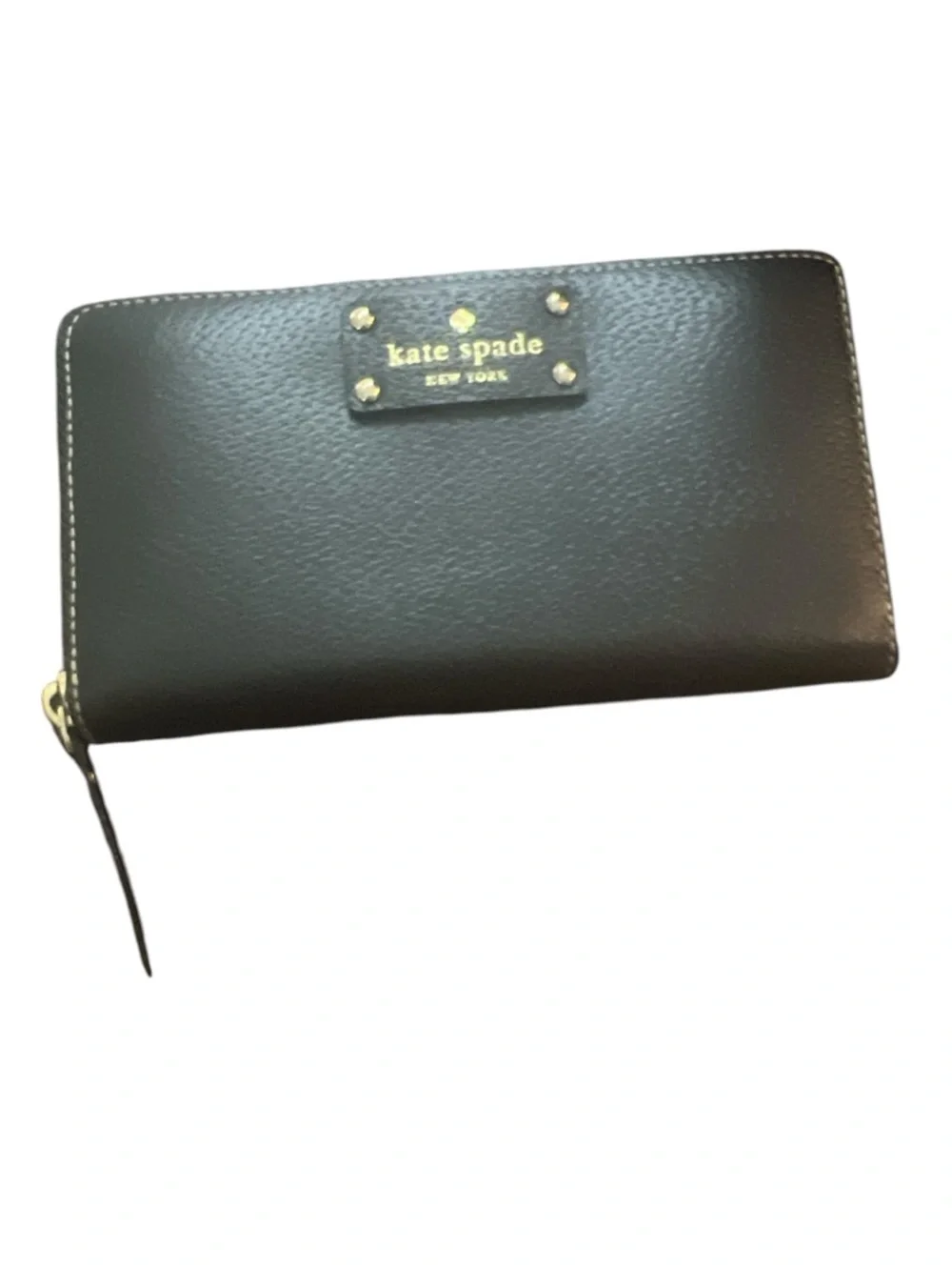 Kate Spade Black Leather Satchel Crossbody + Wallet Set‎